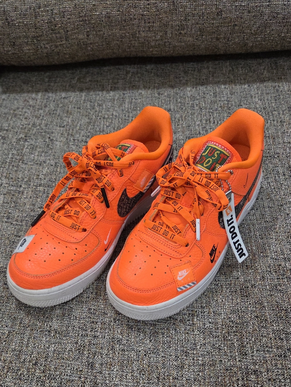 Nike Air Force 1 Low 'Just Do It' Total Orange  Sneakers